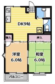 マスコット・コーポの間取り画像
