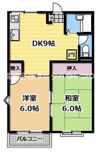 マスコット・コーポの間取り画像