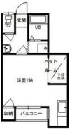 モリハイツNo.3の間取り画像