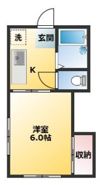 宏洋ハウス(コウヨウハウス)の間取り画像