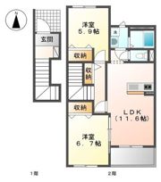 エスペランス21の間取り画像