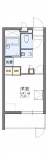 レオパレスクララ九条の間取り画像