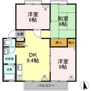サンビレッジ児島 Fの間取り画像