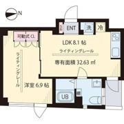 エルプラド自由が丘の間取り画像