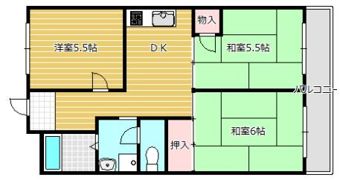 グランドシャトー加美の間取り画像