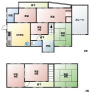 高岡市戸出町加藤貸家の間取り画像