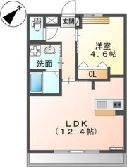 リバレイン今里の間取り画像
