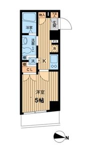 エスティメゾン武蔵小山の間取り画像