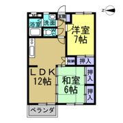 ウエストタウンの間取り画像