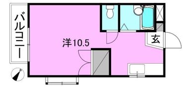 ラウンドストーン枝松の間取り画像