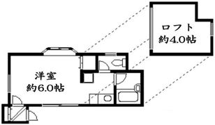 上石神井コーポの間取り画像