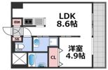 アニマーレ長堀の間取り画像