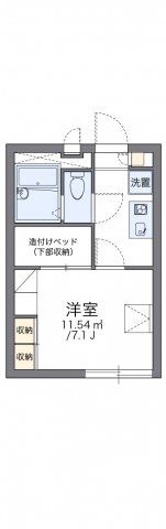 レオパレスルミエールⅡの間取り画像