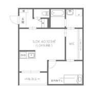 La vie Chouchou 大町の間取り画像