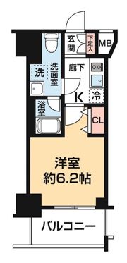 ガレリアレジデンス石川町の間取り画像