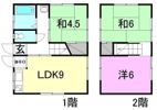 EMBASSY燦城（ｴﾝﾊﾞｼｰｻﾝｼﾞｮｳ）一戸建の間取り画像