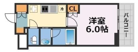 クレストコート靱公園 THE CLASSの間取り画像
