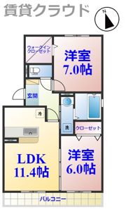 サンプットコートの間取り画像