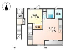 ヴァンヴェールⅡの間取り画像