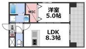 カウニス巽中の間取り画像