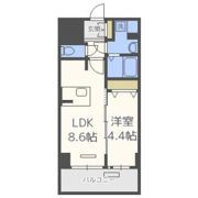 プレサンス難波クチュールの間取り画像