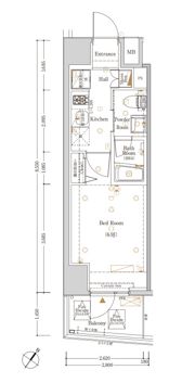 Log初台／ログ初台の間取り画像