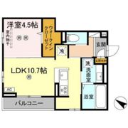 campanella江波二本松の間取り画像