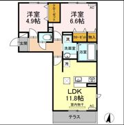 カーサ・ぺキーノの間取り画像