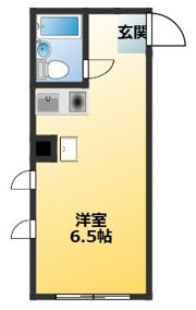 鶴田第一ビルの間取り画像