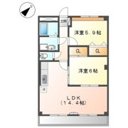 サンフォレスト曙の間取り画像
