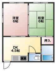 サンライズ泉ヶ岡A棟の間取り画像