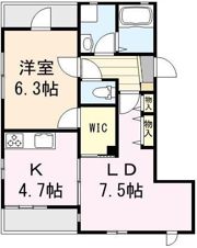 トレインビューネオ宮原駅東口の間取り画像