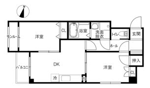 HEIMリバービューの間取り画像