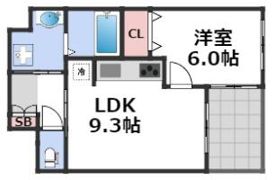 サーパス松屋町筋の間取り画像