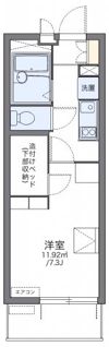 レオパレスエスタⅣの間取り画像