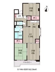タウンコート丸義の間取り画像