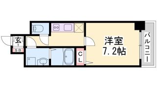 silus東灘深江の間取り画像