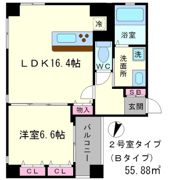 パルム新三国の間取り画像