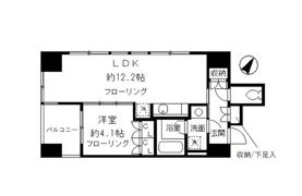 ルフィット神宮北参道（旧ニューシティアパートメンツ千駄ヶ谷Ⅱ）の間取り画像