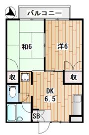 クラスタ南万騎が原Bの間取り画像
