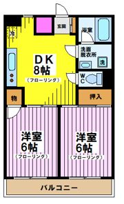 フローレンス井上の間取り画像