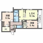 メリス自由が丘の間取り画像