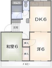 リバーサイド福井の間取り画像