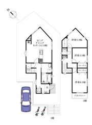 永福町戸建の間取り画像