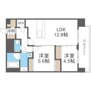 ArtizA瓦屋町Ⅰの間取り画像