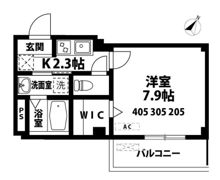 メルベージュの間取り画像