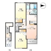 ピュアホワイトの間取り画像