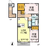 ウィットSENGEN A棟の間取り画像