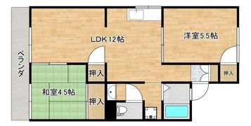 プロムナード中仙道Ⅱの間取り画像