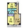 メゾン平松の間取り画像